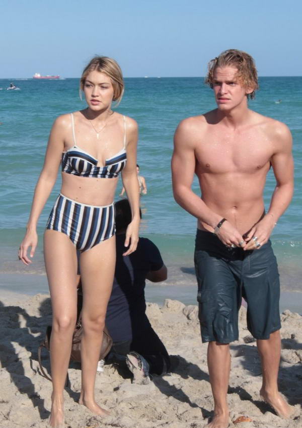Gigi Hadid and Cody Simpson Get Cozy in Miami Beach