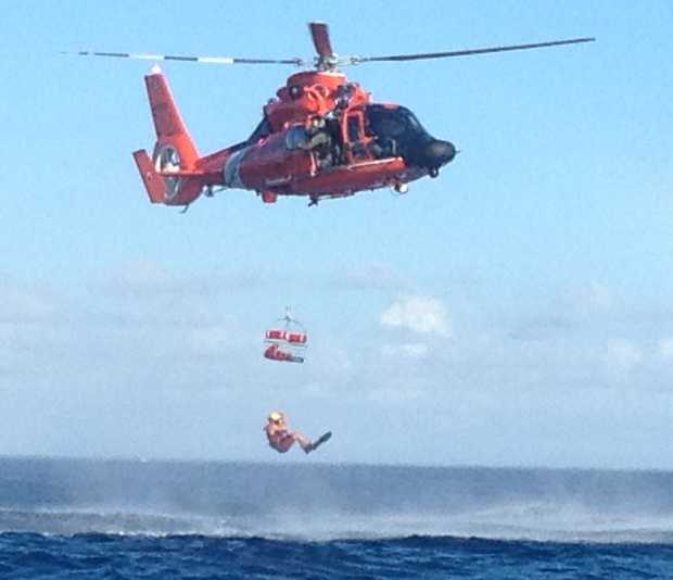 U.S. Coast Guard sea, air and Auxiliary crews drill for the worst